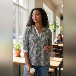 FLORA NIKROOZ Blouse Size M